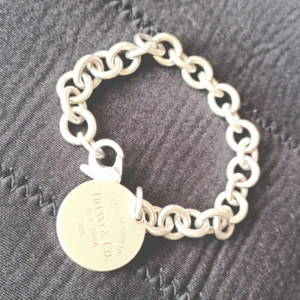 Tiffany and Co thick silver chunky chain bracelet - Picture 1 of 5
